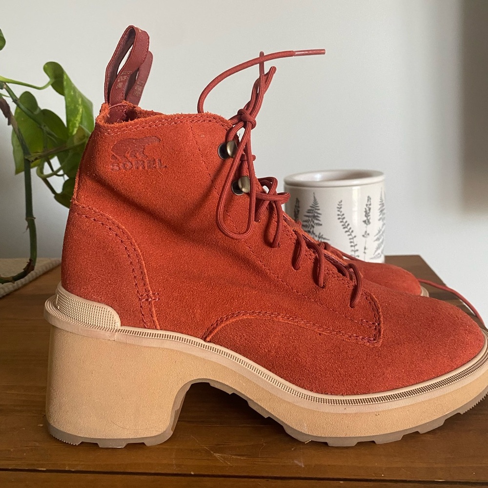 SOREL WOMENS HI-LINE LACE HEEL